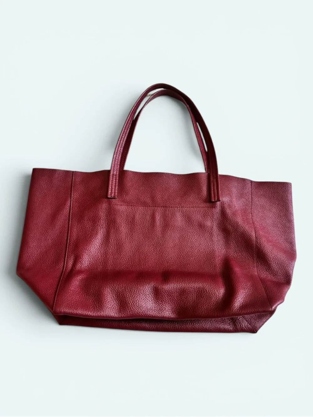 Kurt Geiger EUC Violet Horizontal Leather Tote